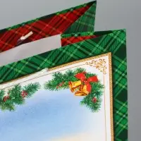 Пакет подарочный новогодний ламинированный &laquo;У Ёлочки &raquo;, 26&times;32&times;12 см