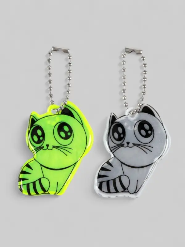 Светоотражающий элемент &laquo;Кошка&raquo;, 5&times;3.5 см, МИКС