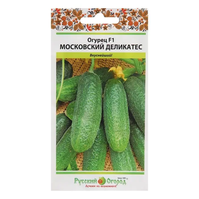 Семена Огурец Семена Огурец "Московский деликатес" F1, серия Русский огород, ранний, партенокарп, 10 шт