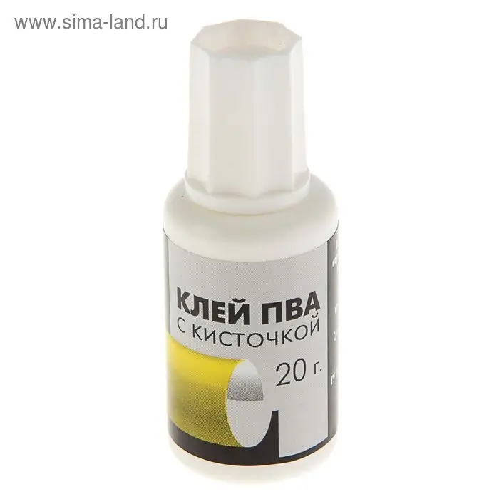 Клей ПВА Гамма «Эконом», с кисточкой, 20 г Клей ПВА Гамма «Эконом», с кисточкой, 20 г