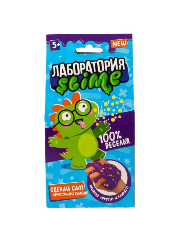 Игрушка для детей модели Slime лаборатория Игрушка для детей модели Slime лаборатория "Crunch slime" 100 г