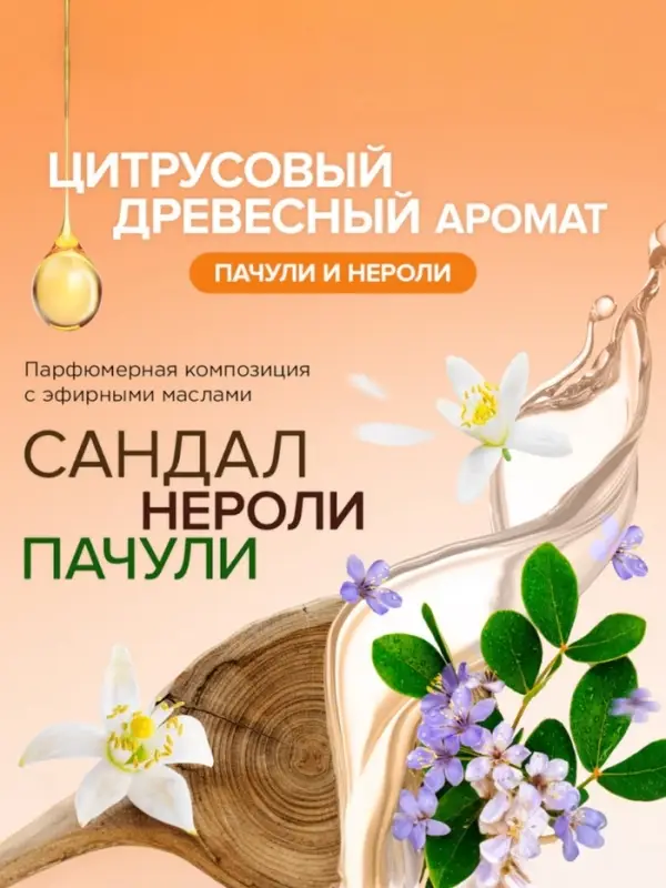 Освежитель воздуха SYNERGETIC &laquo;Пачули и нероли&raquo;, 380 мл