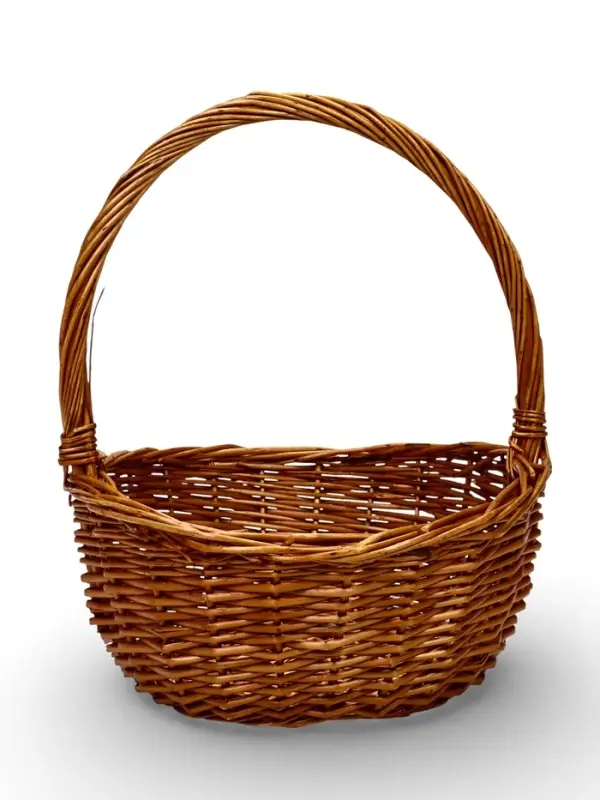 Набор корзин 3 шт, 34х30х14, 28х24х13, 22х19х10  лоза коричневый