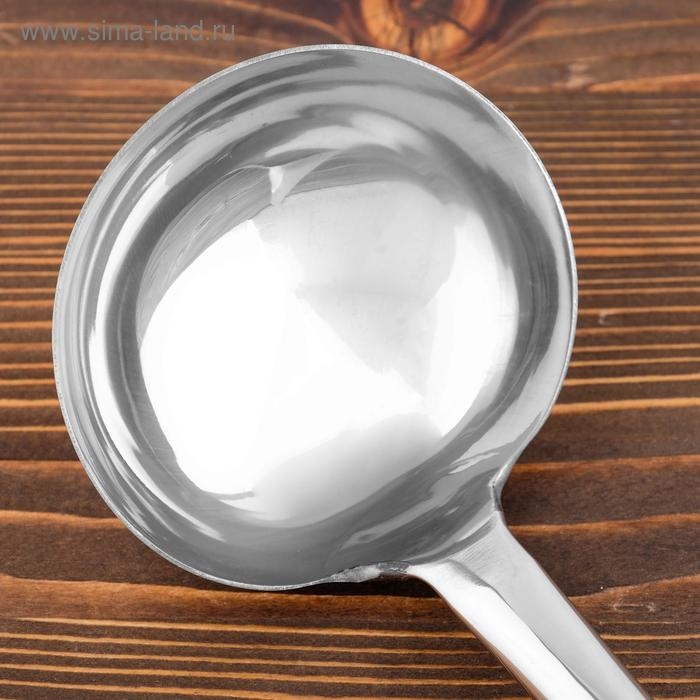 Поварешка для казана узбекская 52см, светлая деревянная ручка Поварешка для казана узбекская 52см, светлая деревянная ручка