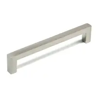 Ручка-скоба CAPPIO SQUARE RSC008, нержавеющая сталь, м/о 128 мм, цвет серебро, 4 шт.