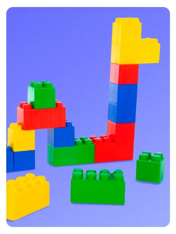 Конструктор строительный XXL, 24 детали