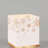 Коробка подарочная новогодняя &laquo;С новым годом&raquo;, 6.2&times;7&times;6.2 см