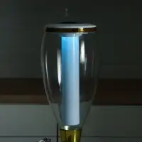 Башня пивная Gold, колба с подсветкой, 3 л, пластик, батарейки cr 2032, золотистая