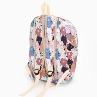 Рюкзак школьный &laquo;Мишки&raquo;, с пеналом, 29&times;12&times;41 см, разноцветный