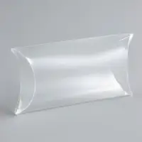 Складная прозрачная коробка из PVC, для упаковки подарков, 11×6×2.5 см