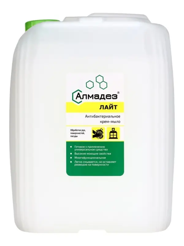 Крем-мыло антибактериальное Алмадез-лайт, канистра 5 л.