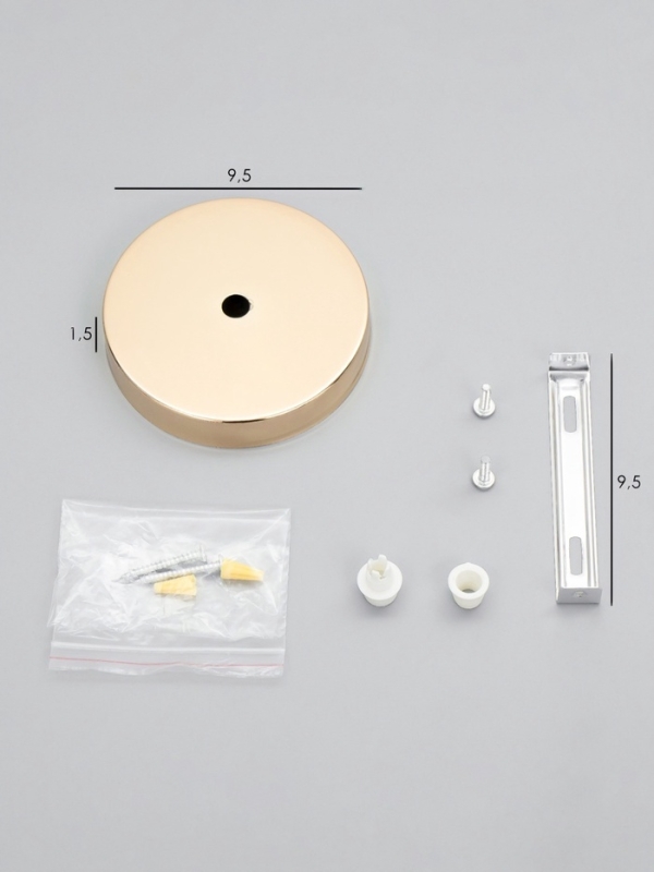 Чаша потолочная 10 см золото Чаша потолочная 10 см золото