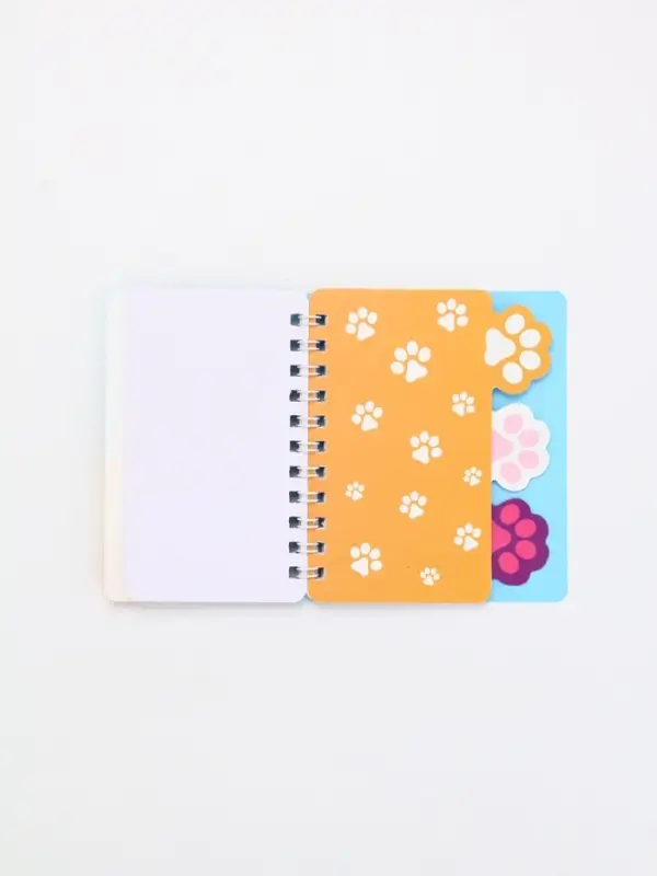 Блокнот с разделителями А7, 40 л. &laquo;Корги&raquo;