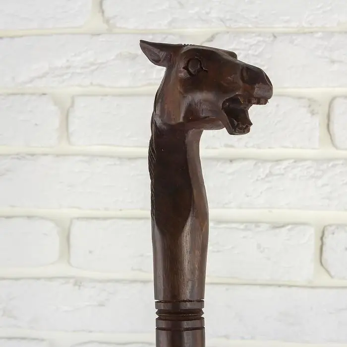 Сувенир дерево трость Сувенир дерево трость "Лошадь" 97х10х4 см