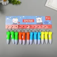 Фонарик свет на кольце "Ракета" мигает МИКС 6,5х2х2 см