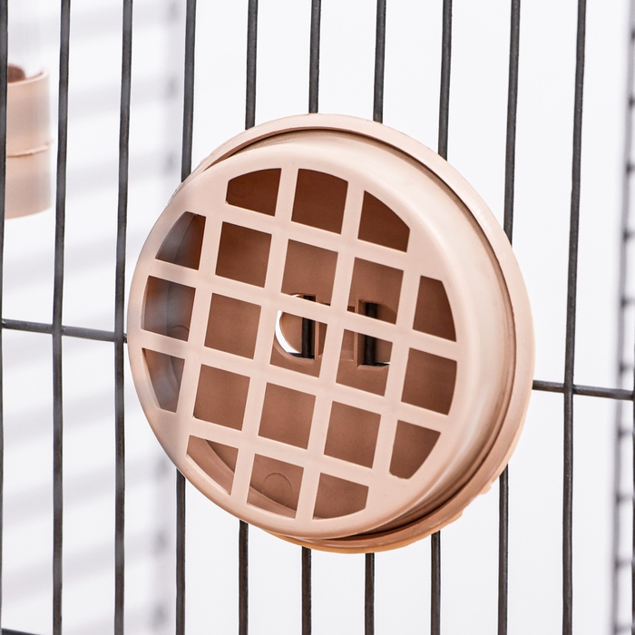 Клетка для птиц Клетка для птиц "Пижон" №101-Б, разборная, 42 х 30 х 65см (укомплект.) бежевая