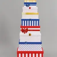 Набор подарочных коробок 10 в 1 &laquo;Поздравляю&raquo;, 12 &times; 7 &times; 4 - 32.5 &times; 20 &times; 12.5