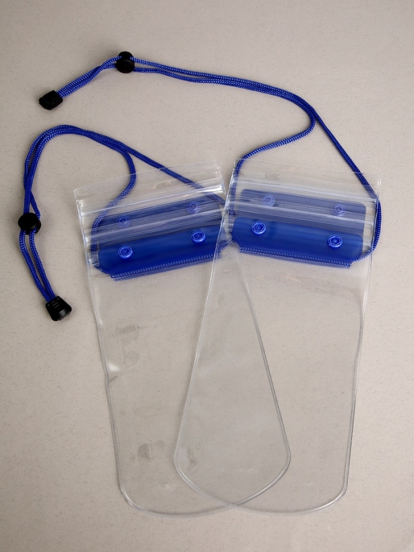 Чехол туристический, водонепроницаемый, набор - 2 шт, 21 х 12 см, синий