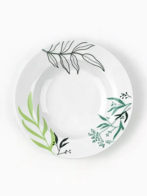 Тарелка суповая керамическая &laquo;Природные мотивы&raquo;, d=21 см