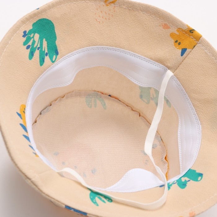 Панама детская Панама детская "Монстрики" MINAKU, цв,бежевый , р-р 48-50