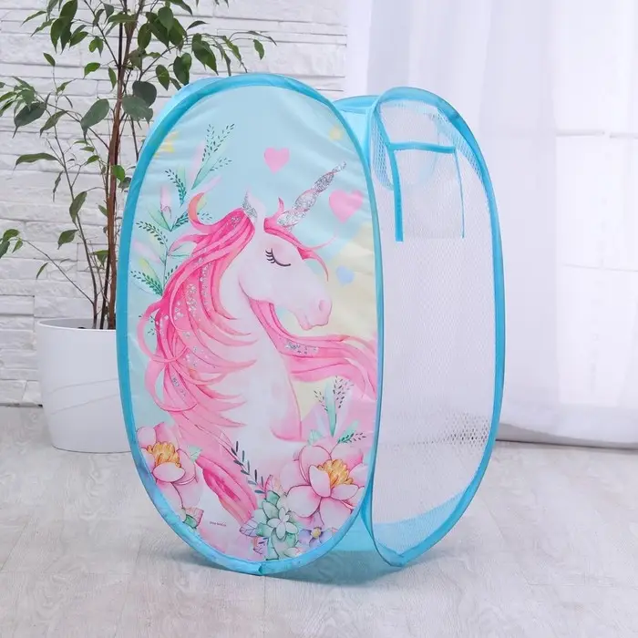 Корзина для хранения игрушек &laquo;Единорог&raquo; 57&times;34&times;34 см