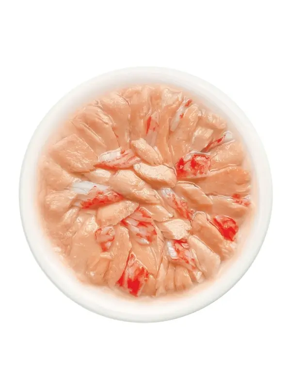 Влажный корм для кошек &laquo;Деревенские лакомства&raquo;, лосось с крабом в нежном желе, пауч, 70 г