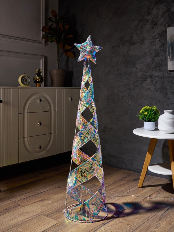 Фигура световая FROSTY  Фигура световая FROSTY "Елка", 120х30х30, 720 LED, 220V, свечение тёплое белое