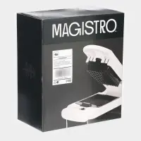 Овощерезка универсальная Magistro Vegan pro, 7 насадок, овощечистка, контейнер, чёрно-белая