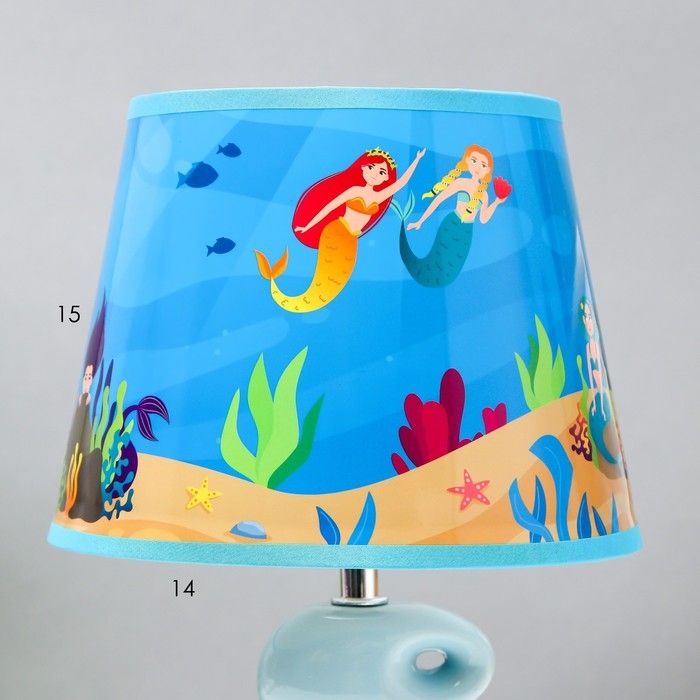 Настольная лампа  Настольная лампа "Русалки" Е14 15Вт 25х25х38 см RISALUX