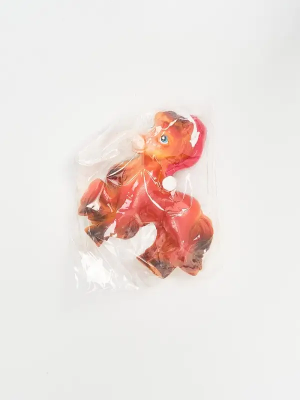 Магнит новогодний на холодильник «Лошадь в колпаке», 5.5 х 4.2 см