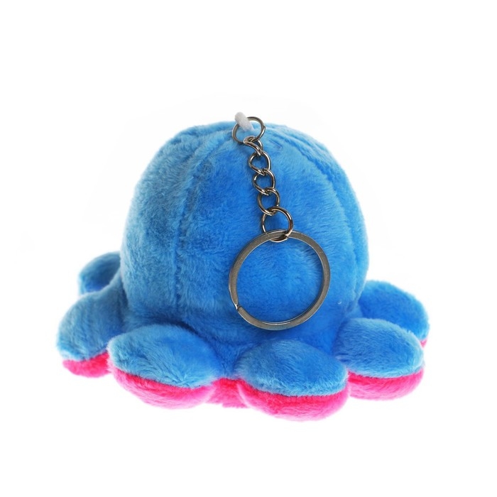 Мягкая игрушка-трансформер &laquo;Осьминог-перевёртыш&raquo;, 10 см, на брелоке, цвета МИКС