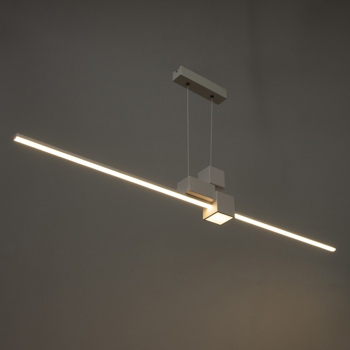 Светильник с ПДУ "Наоми" LED 20Вт 3000-6000К белый 120х100 см