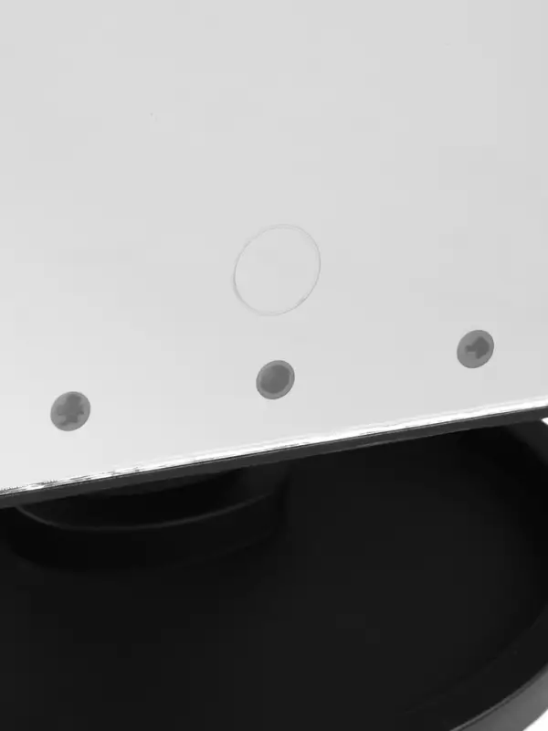 Зеркало KZ-06, подсветка, сенсорная кнопка, 22 диода, 26.5&times;16&times;12 см, 4хАА, чёрное