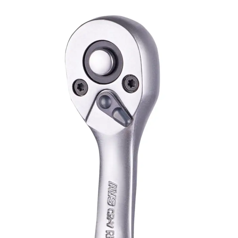 Рукоятка трещоточная 1/4"DR 72 зубца (пластиковая ручка) AVS RH11472