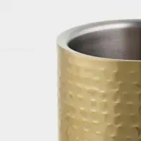 Ведро для льда с крышкой &laquo;Золото&raquo;, 14.5&times;14.5&times;18 см, нержавеющая сталь