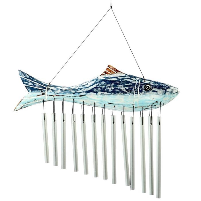Музыка ветра "Рыбка" алюминий 30х2х45 см