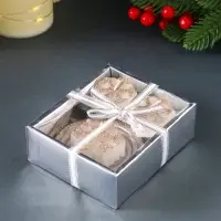 Набор свечей &laquo;Снежинки и подсвечник&raquo;, 3 шт., 12&times;10&times;4 см
