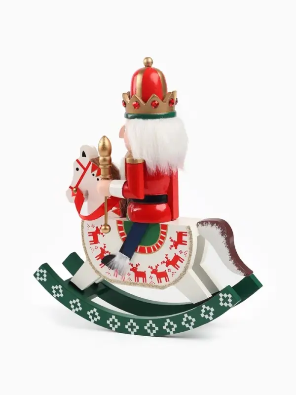 Новогодний декор  Новогодний декор "Щелкунчик на лошадке" 28 см