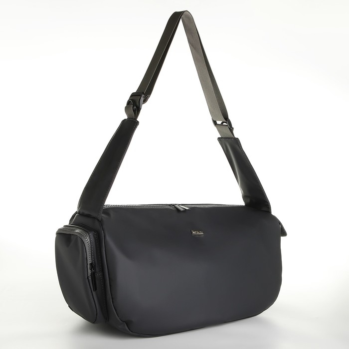 Сумка спортивная с боковыми карманами, серый цвет Сумка спортивная с боковыми карманами, серый цвет