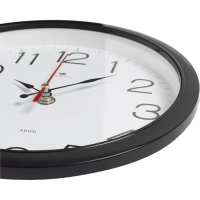 Часы настенные круг d=22см, корпус черный Классика арт.2222-328