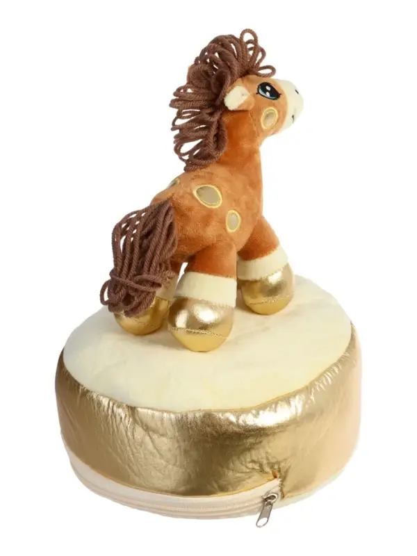 Мягкая игрушка - конфетница &laquo;Веселая лошадка&raquo;, 21 см