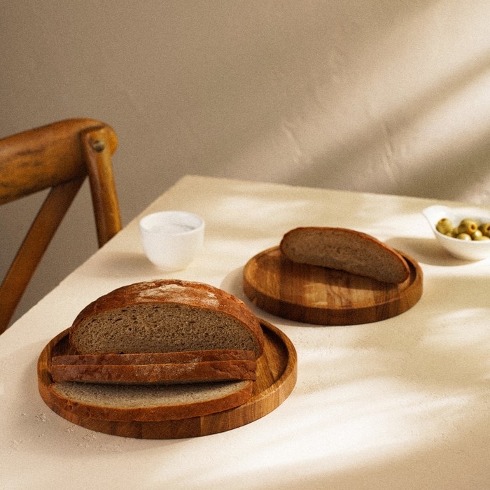 Доска для пиццы из дуба Sima-Land Home «Доливия», d=25 см Доска для пиццы из дуба Sima-Land Home «Доливия», d=25 см