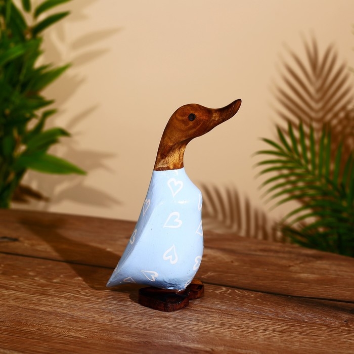 Сувенир Сувенир "Утка в голубом" дерево 20 см