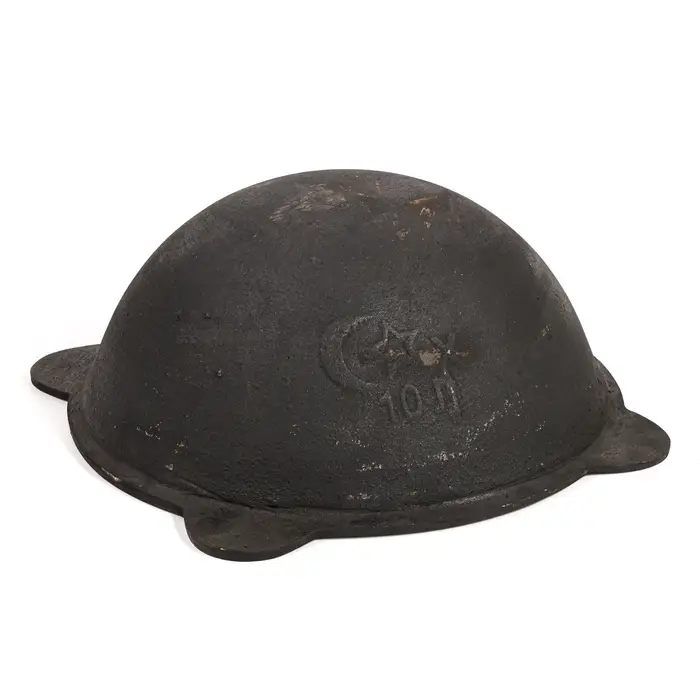 Казан, 10 л, круглое дно, алюминиевая крышка, чугун