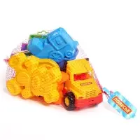 Набор игрушек для песочницы &laquo;Фаворит&raquo;, 8 предметов: самосвал, ситечко, совок, грабельки, формочки