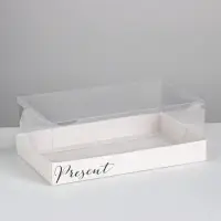 Коробка кондитерская &laquo;Present&raquo;, 22&times;8&times;13.5 см