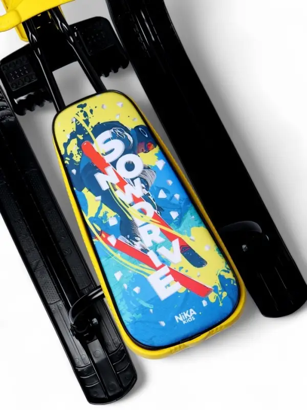 Снегокат &laquo;Тимка спорт 2+&raquo; winter sport, жёлтый, чёрный, ТС2+/WS Nika Kids