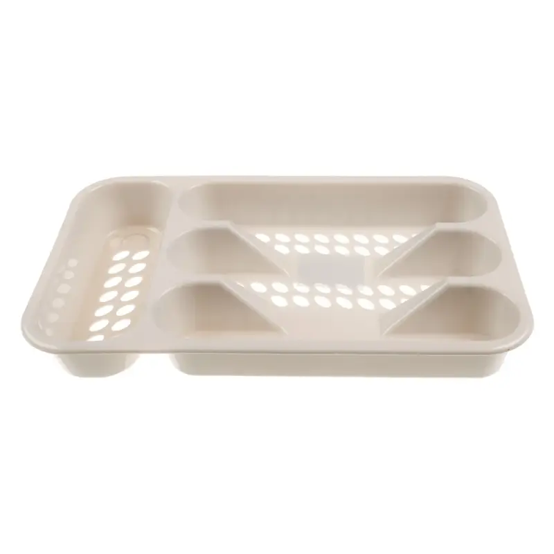 Лоток для столовых приборов тм VETTA Кантри, 4 секции, 33х19,5х4,5см, пластик