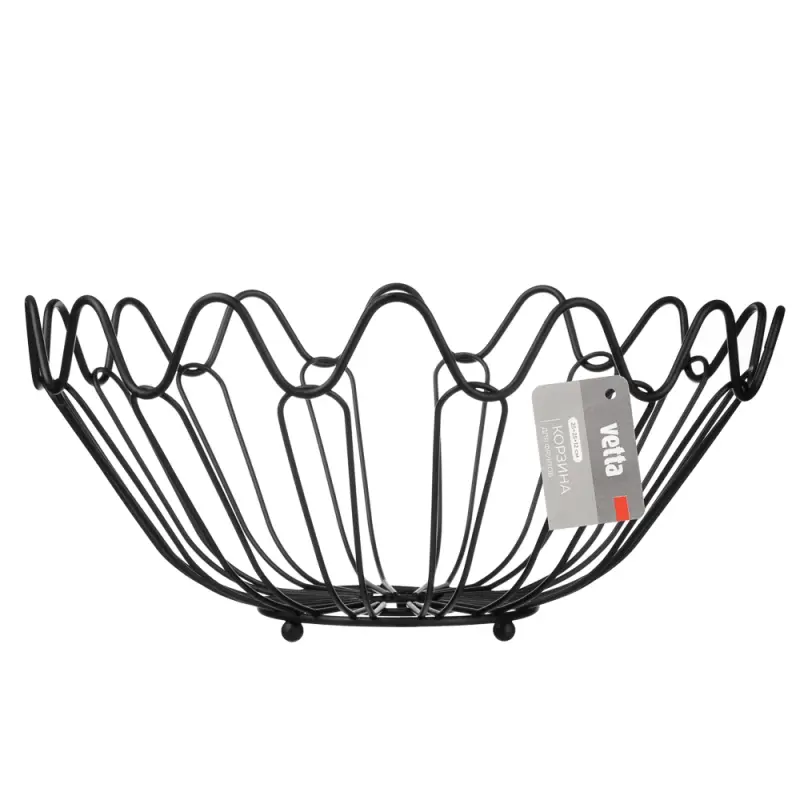 Корзина для фруктов тм Vetta углеродистая сталь, 25x25x12см