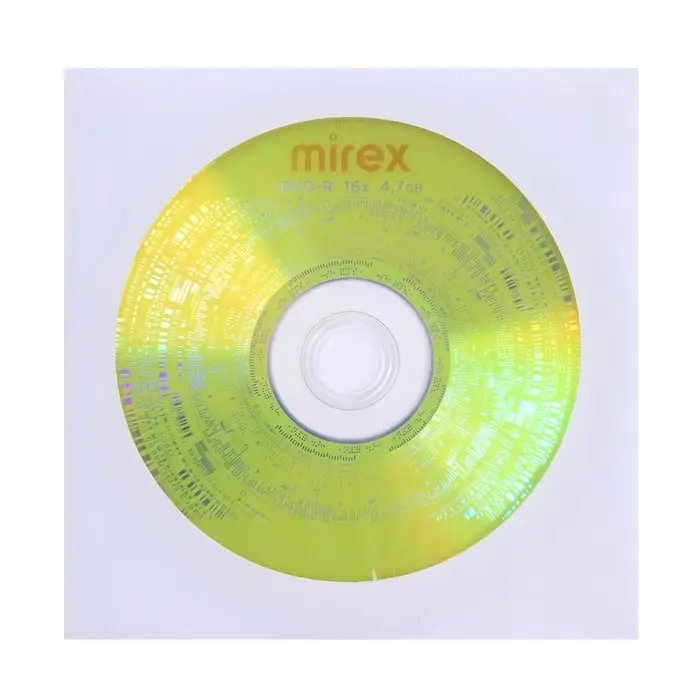 Диск DVD-R Mirex Brand, 16x, 4.7 Гб, конверт, 1 шт